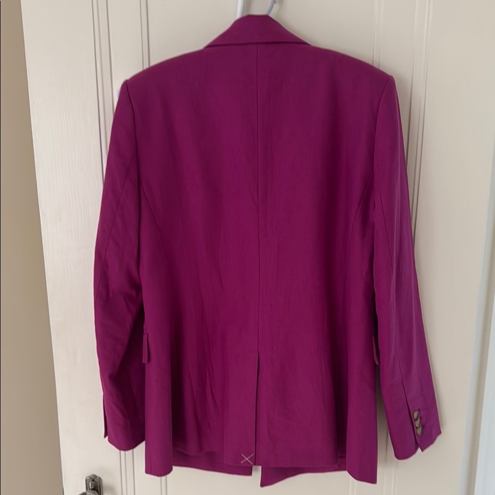 LOFT Pink Blazer Structured Suit Jacket - Picture 4 of 4